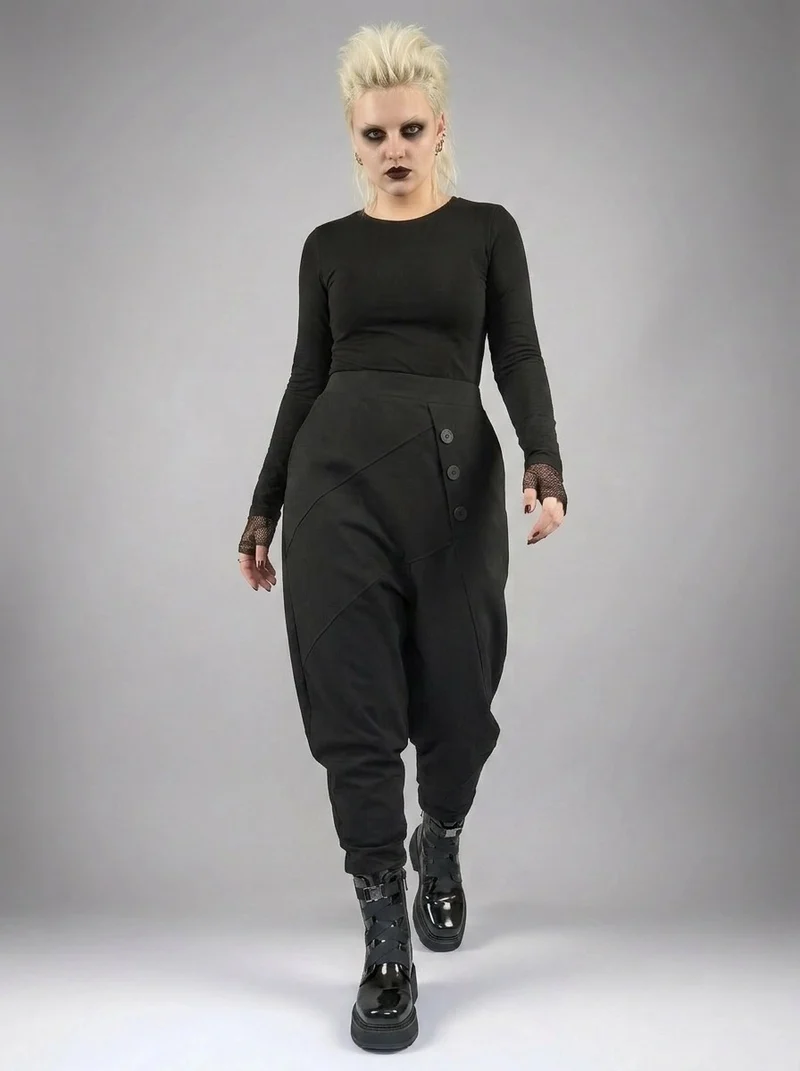 Simple Moderne Jazz Up Lite Harem Pants