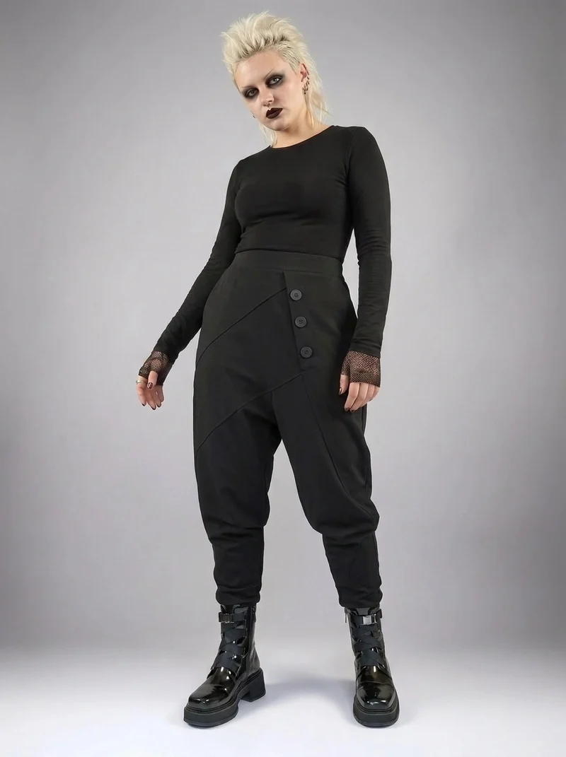 Simple Moderne Jazz Up Lite Harem Pants