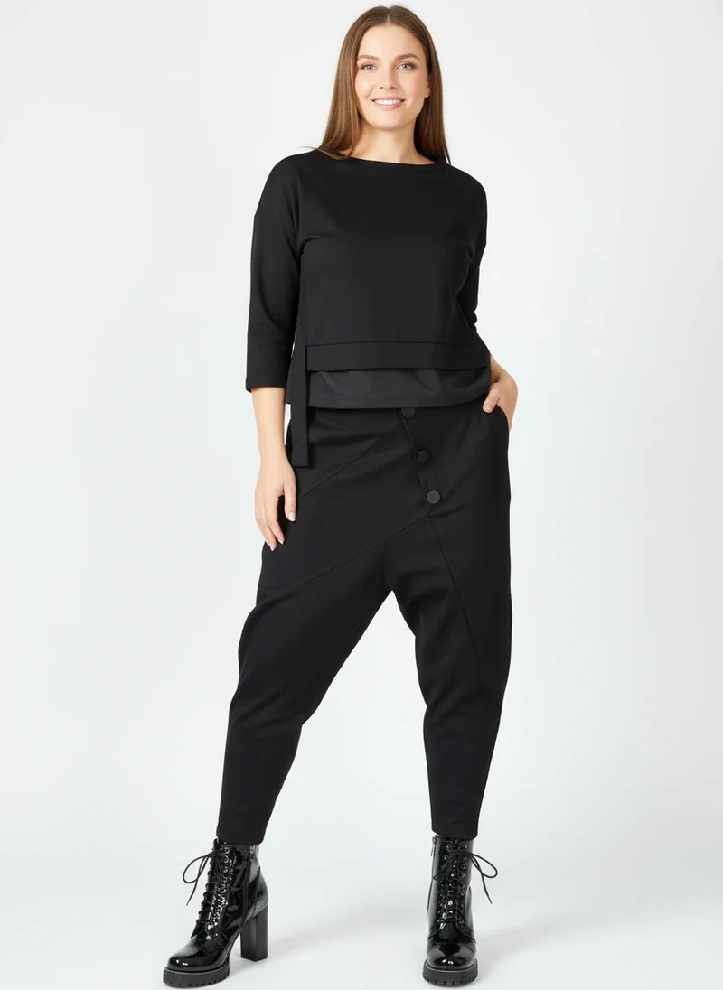 Simple Moderne Jazz Up Lite Harem Pants