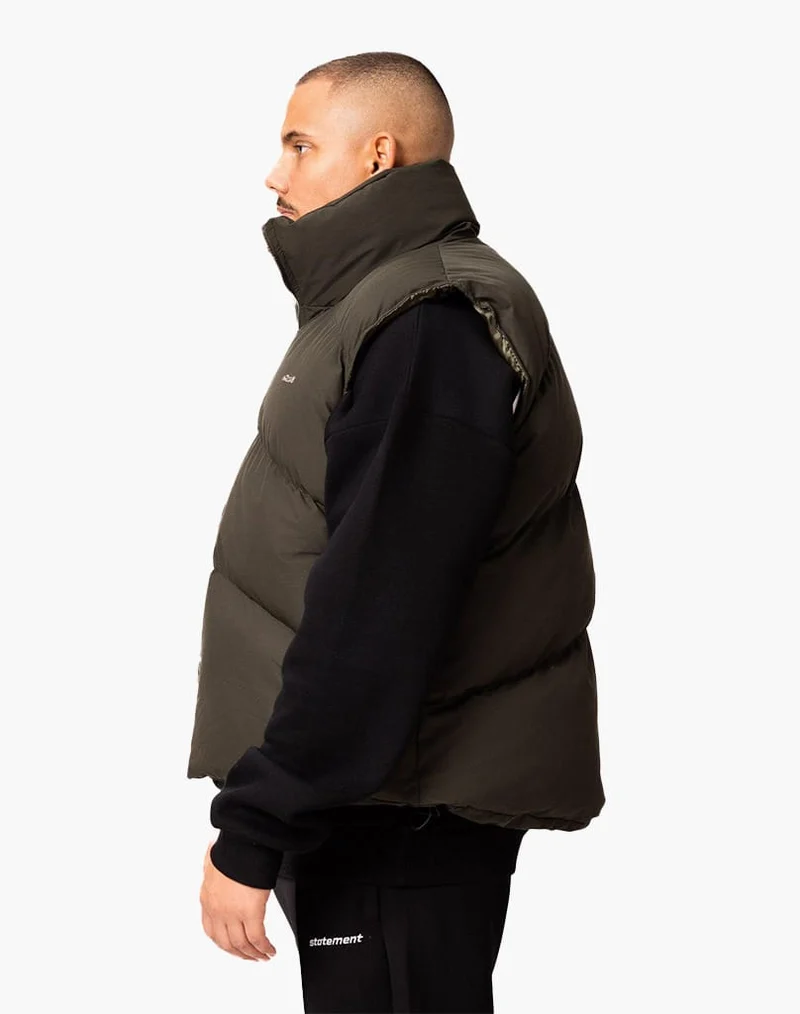 STMT PUFFER VEST (KHAKI)