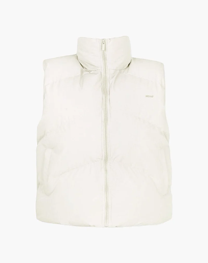 STMT PUFFER VEST (CREAM WHITE)