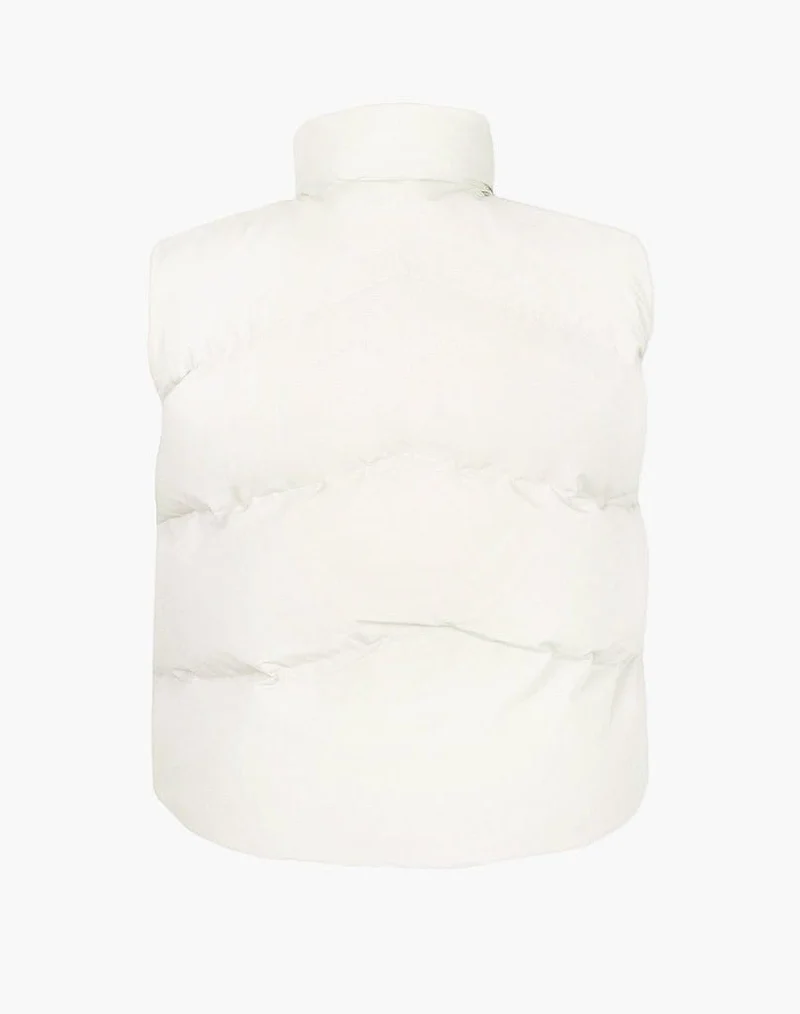 STMT PUFFER VEST (CREAM WHITE)