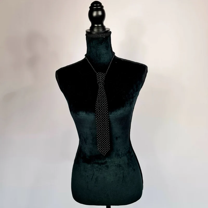 Perlu Drauge Black Tie Necklace