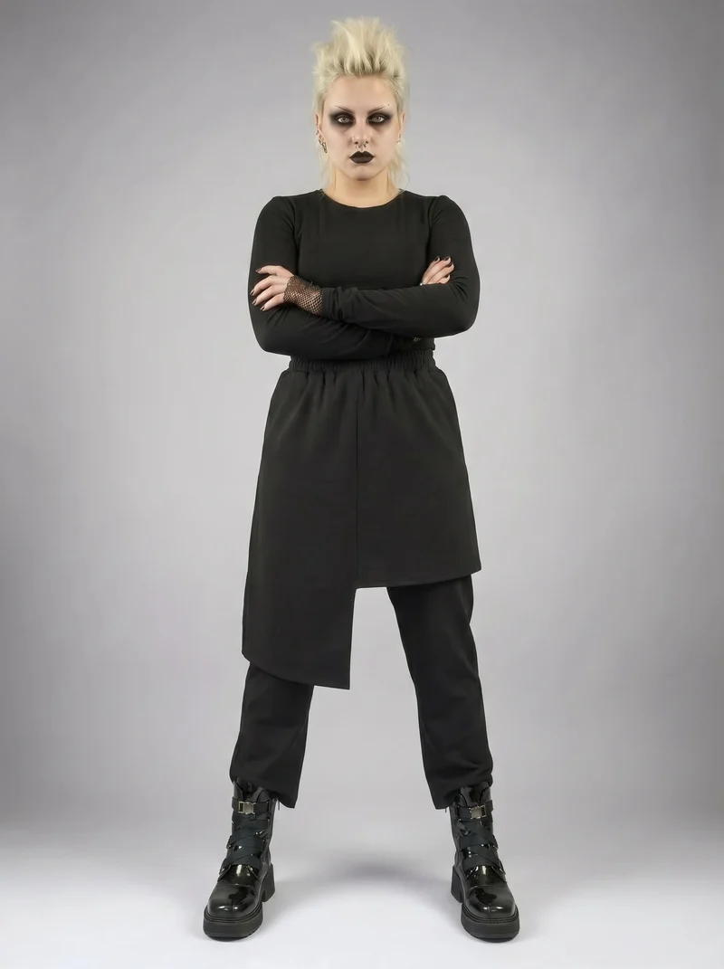 Re-launch Jazz up Irregular Design Capri Pants