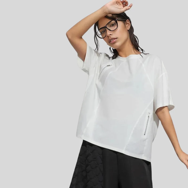 Jazz Up Irregular Design Punky Tee