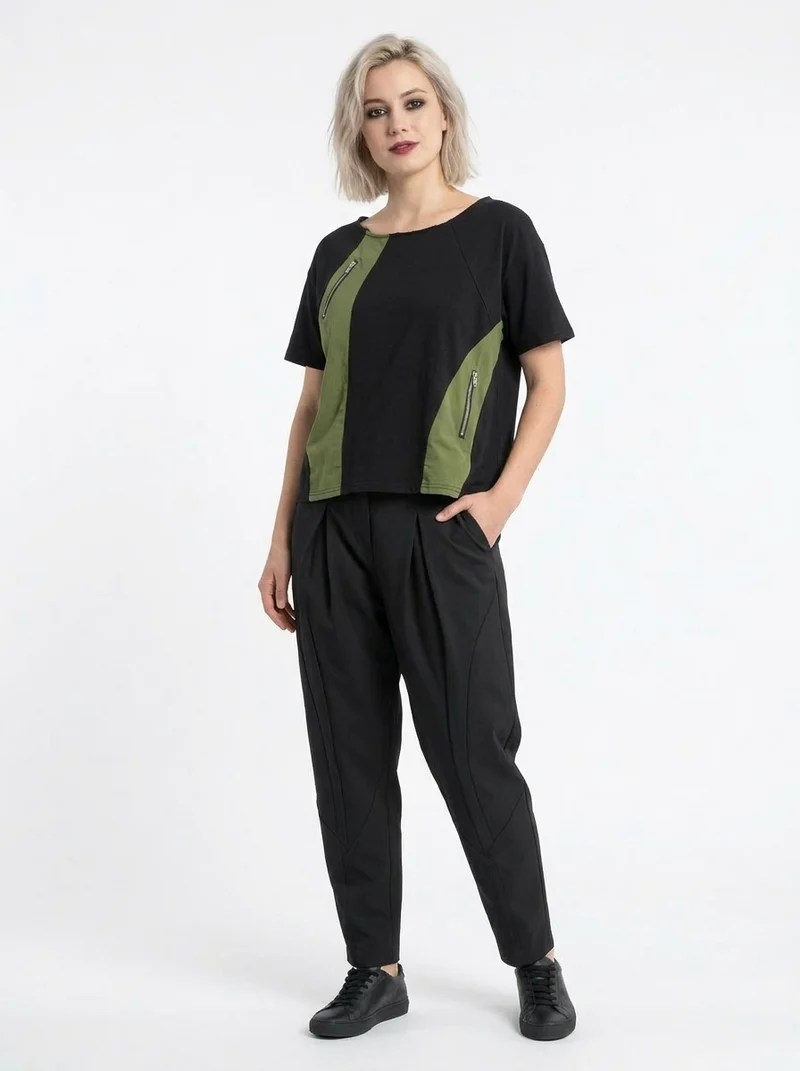Jazz Up Irregular Design Punky Tee