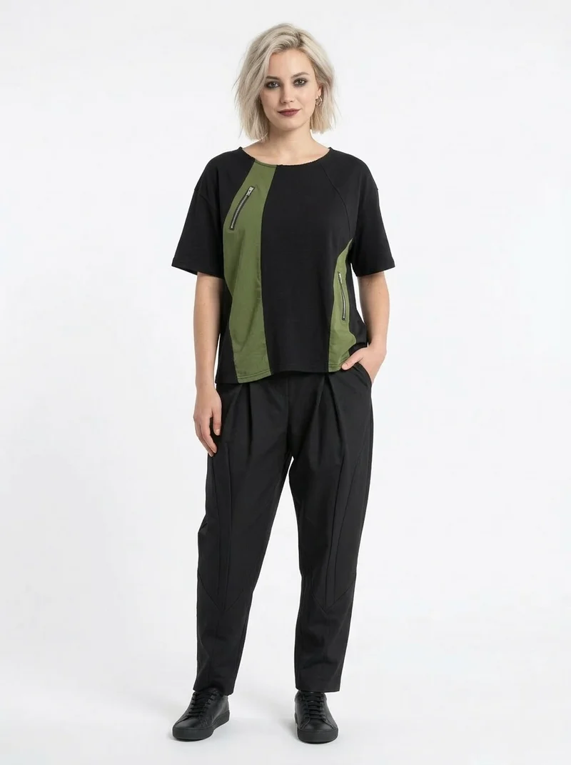Jazz Up Irregular Design Punky Tee