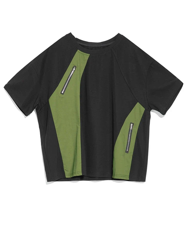 Jazz Up Irregular Design Punky Tee
