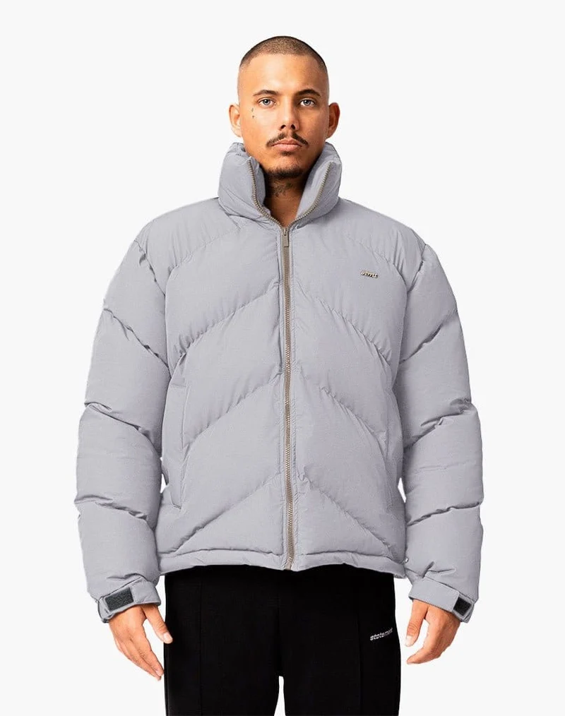 STMT PUFFER JACKET (GREY)