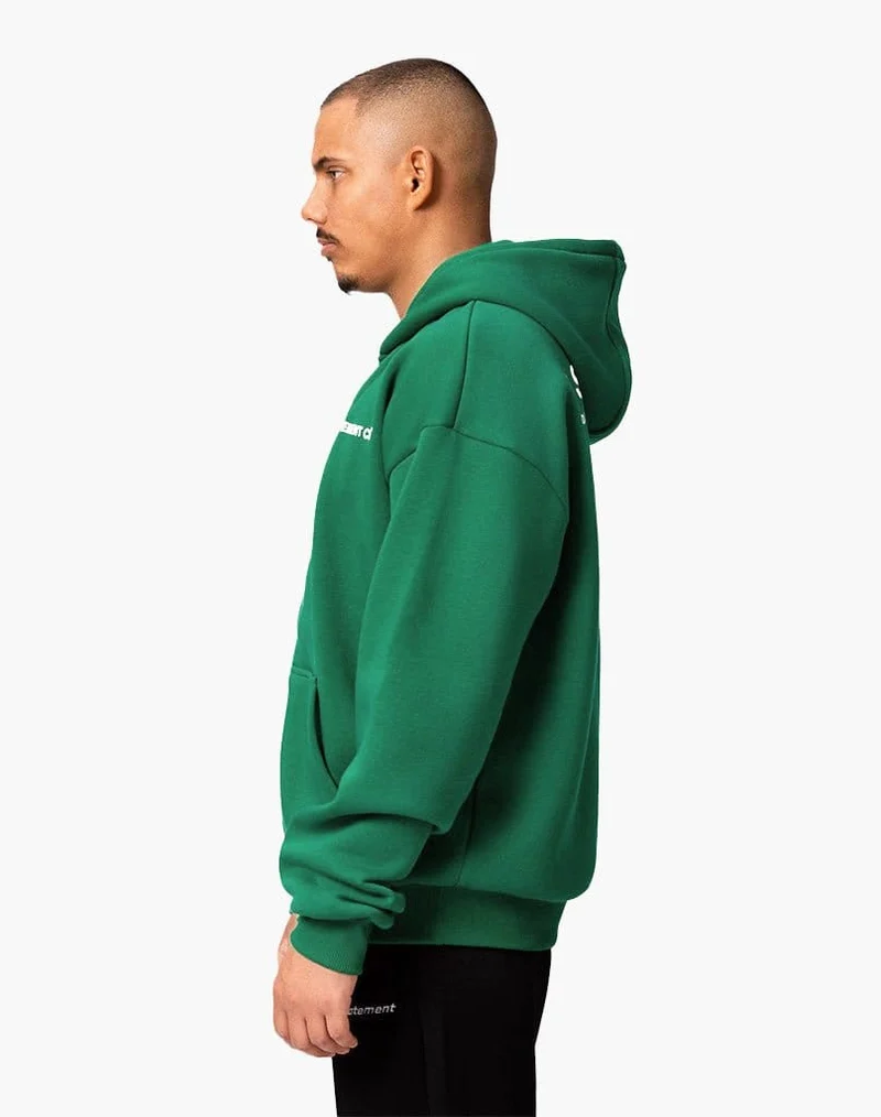 INITIAL ZIP-HOODIE (WOOD GREEN)