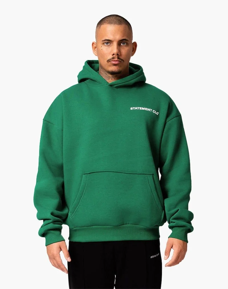 INITIAL HOODIE (WOOD GREEN)