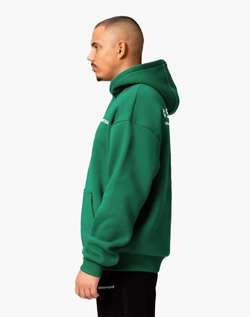 INITIAL HOODIE (WOOD GREEN)