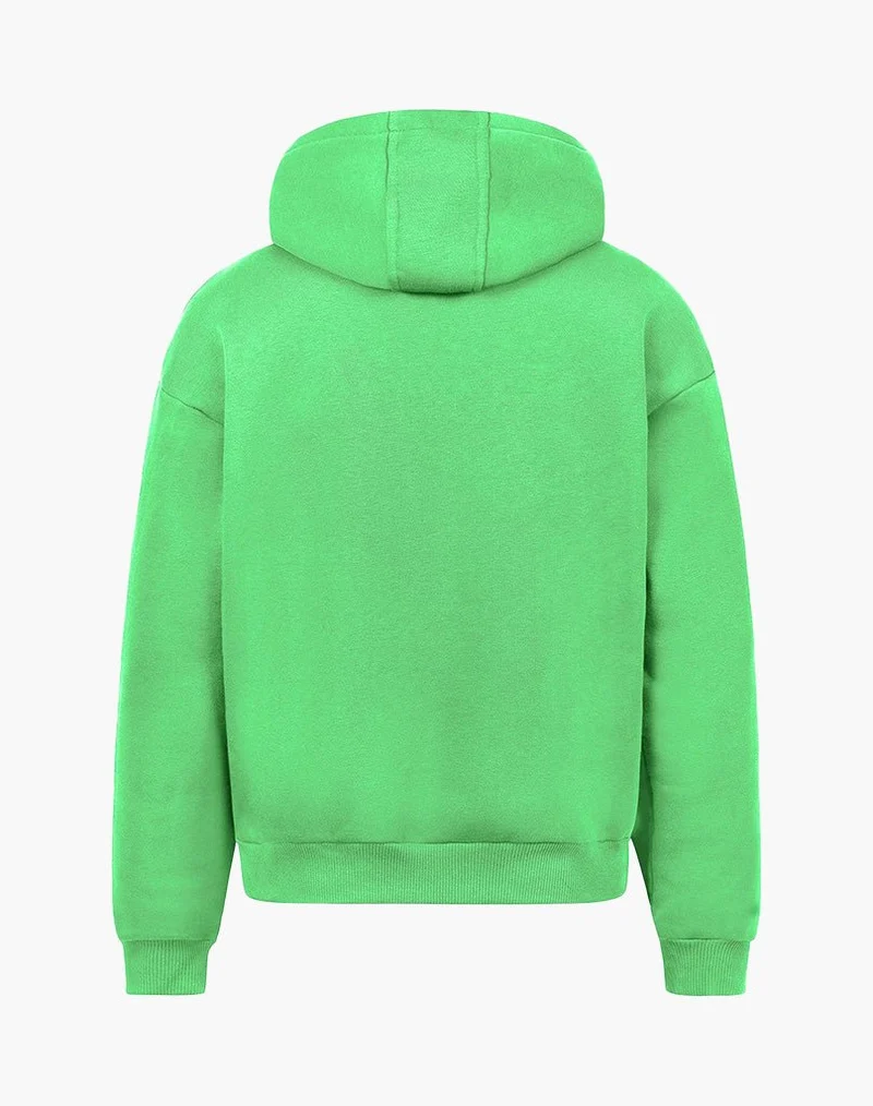 BASIC ZIP-HOODIE (POISON GREEN)