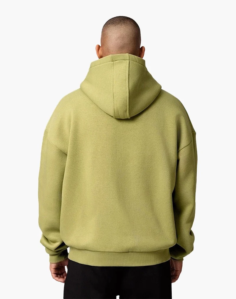 BASIC ZIP-HOODIE (DARK GREEN)