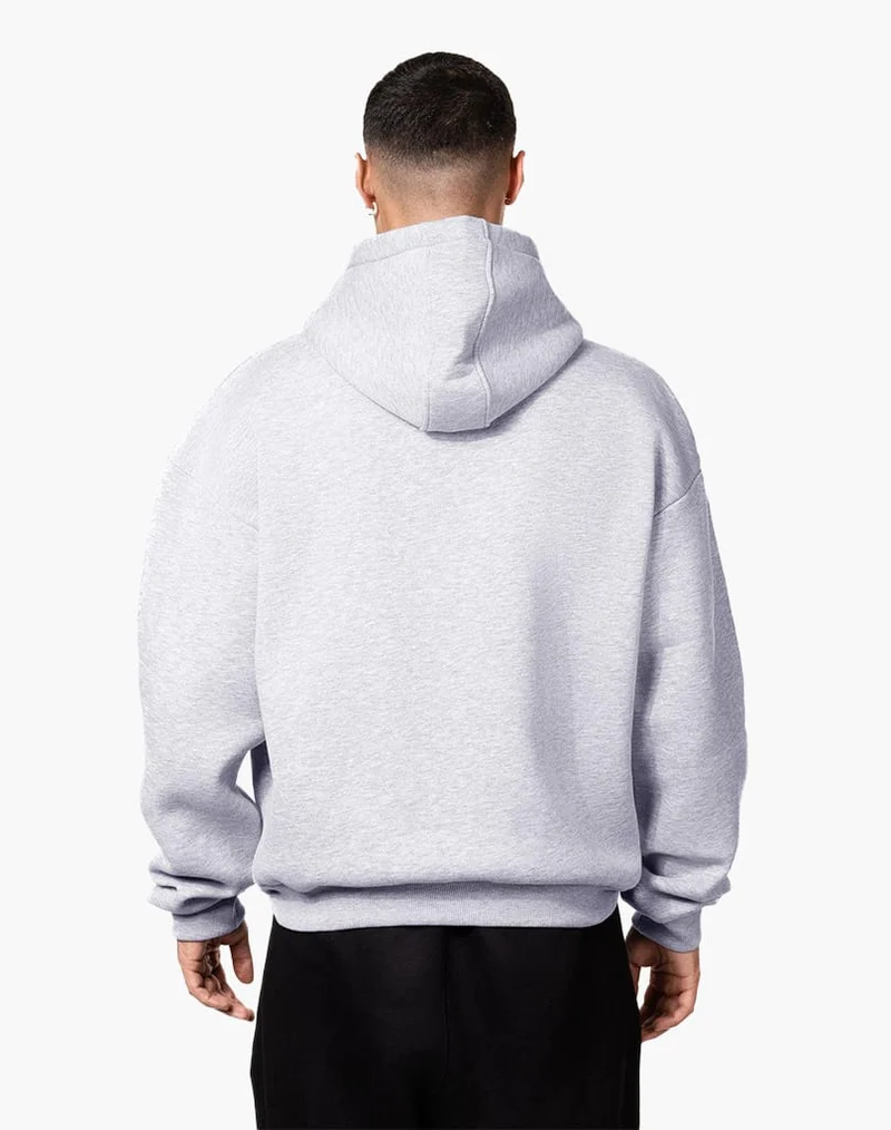 BASIC ZIP-HOODIE (GREY MELANGE)