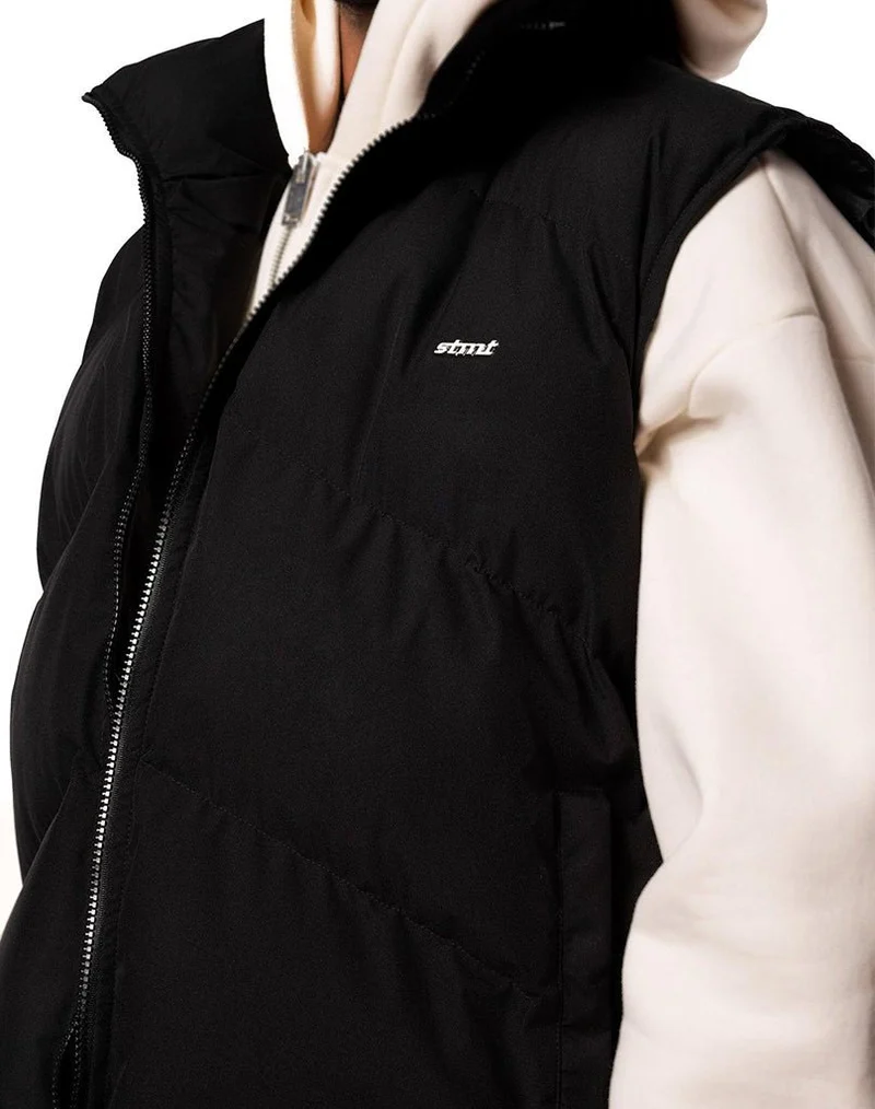 STMT PUFFER VEST (BLACK)