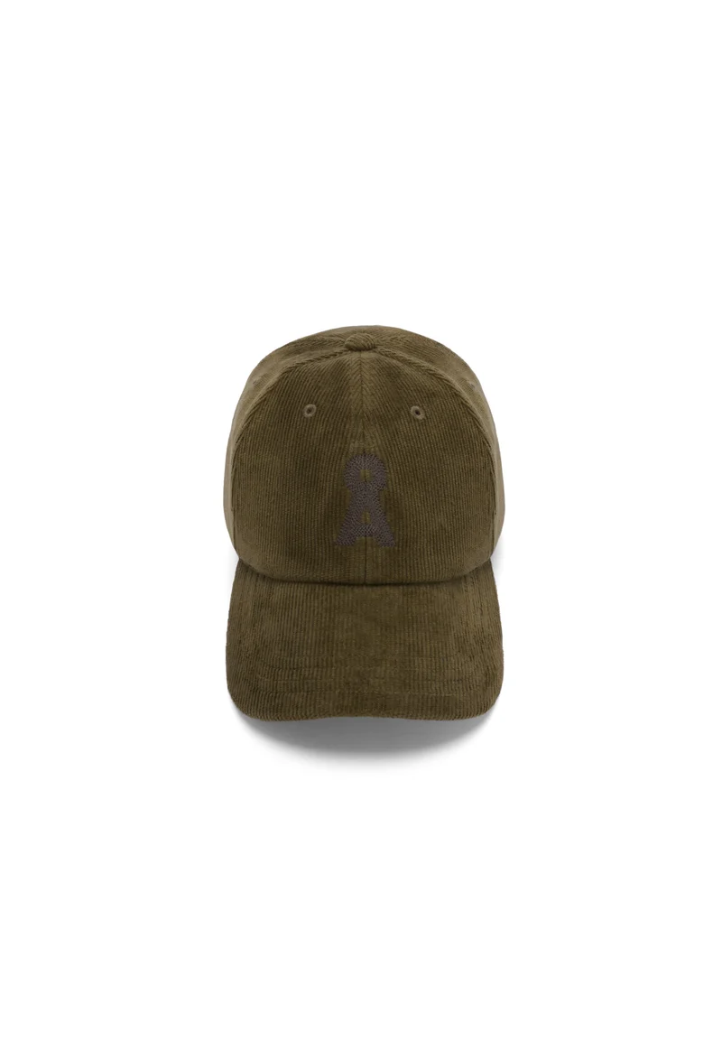 Casquette côtelée à monogramme brodé Yenaas