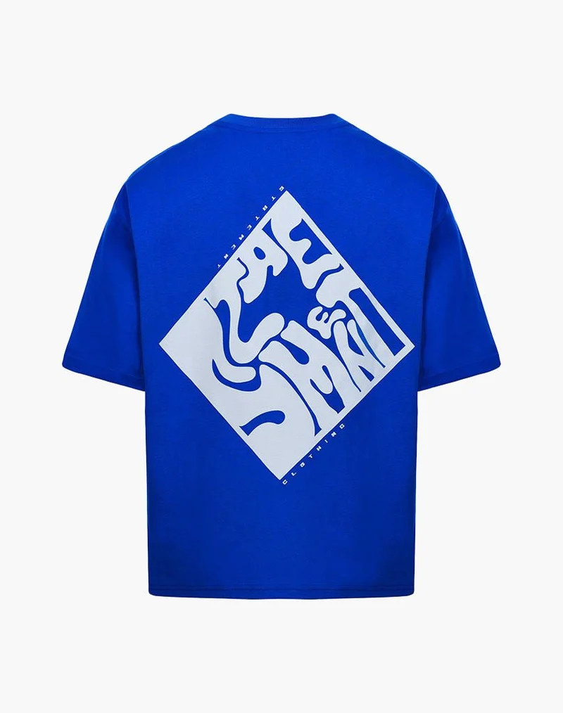 SMUDGE TEE (ROYAL BLUE)