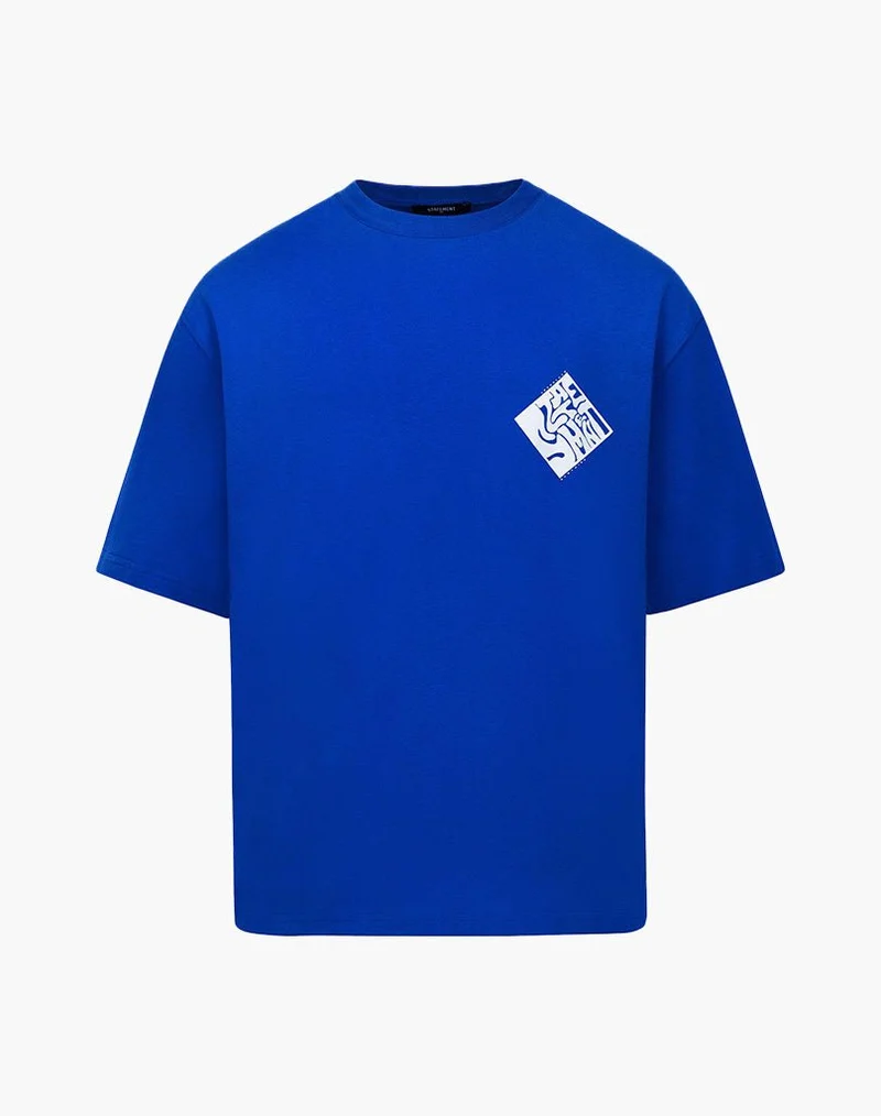 SMUDGE TEE (ROYAL BLUE)