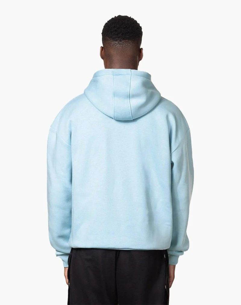 STATEMENT ZIP-HOODIE (ICE BLUE)