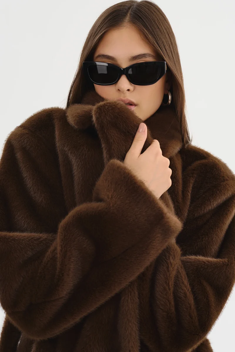 Manteau maxi ceinturé Darelle