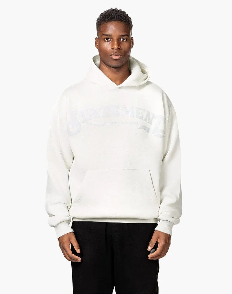 STATEMENT HOODIE (CREAM WHITE)