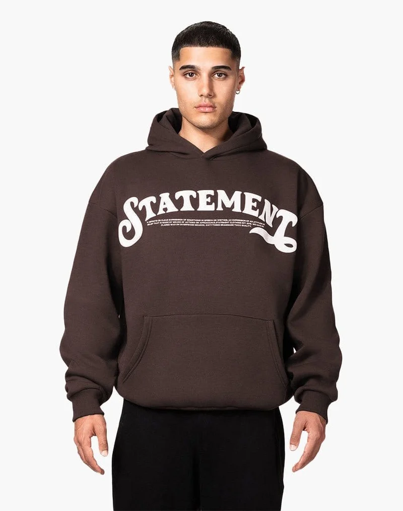 STATEMENT HOODIE (BROWN)