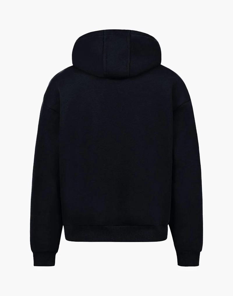 STATEMENT ZIP-HOODIE (BLACK)