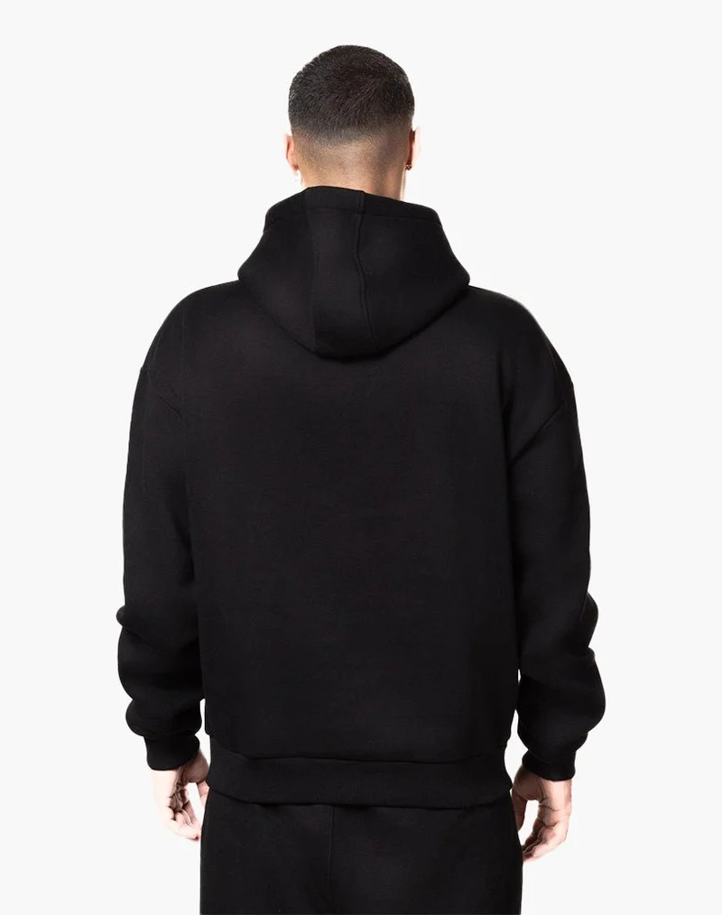 STATEMENT ZIP-HOODIE (BLACK)