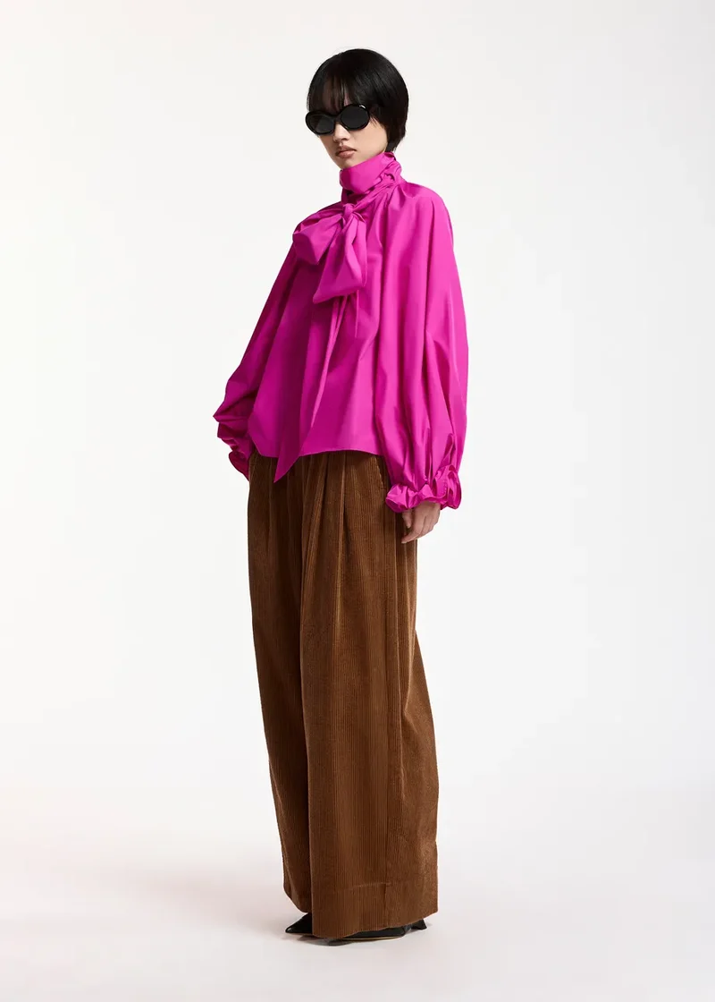 Blouse ample à col lavallière Keily