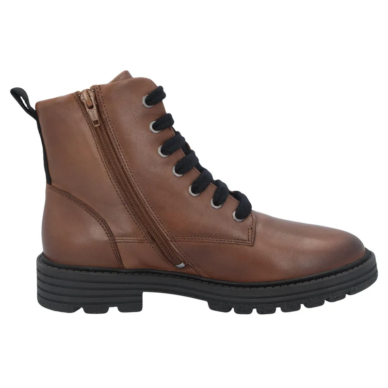 Solidus Schnür-Stiefeletten braun