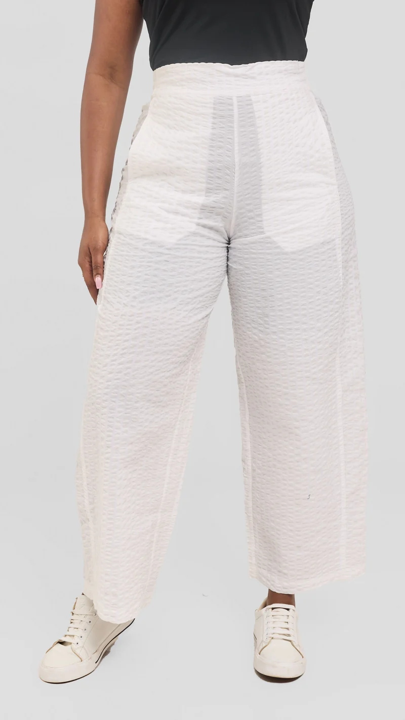 Safari by Vivo Zehra Barrel Pants - White