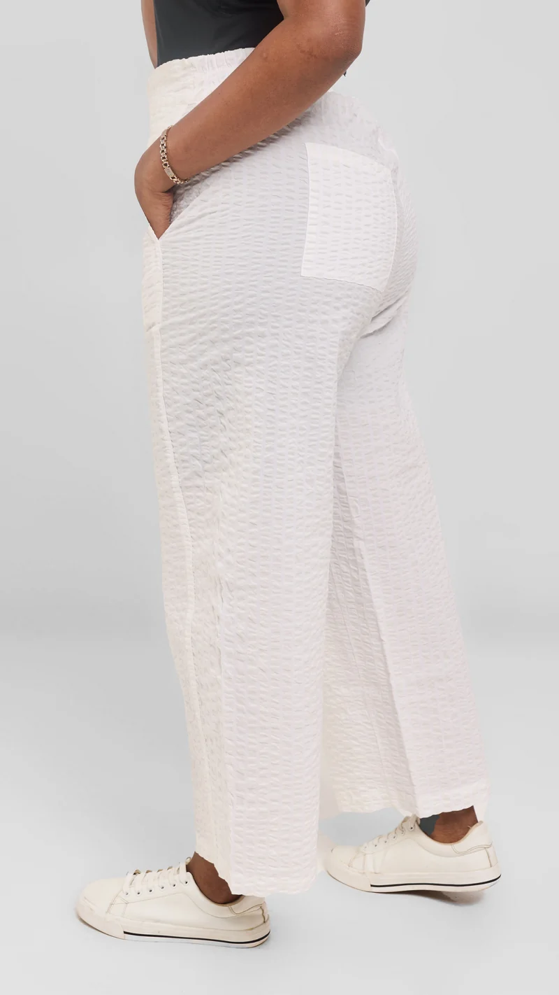 Safari by Vivo Zehra Barrel Pants - White