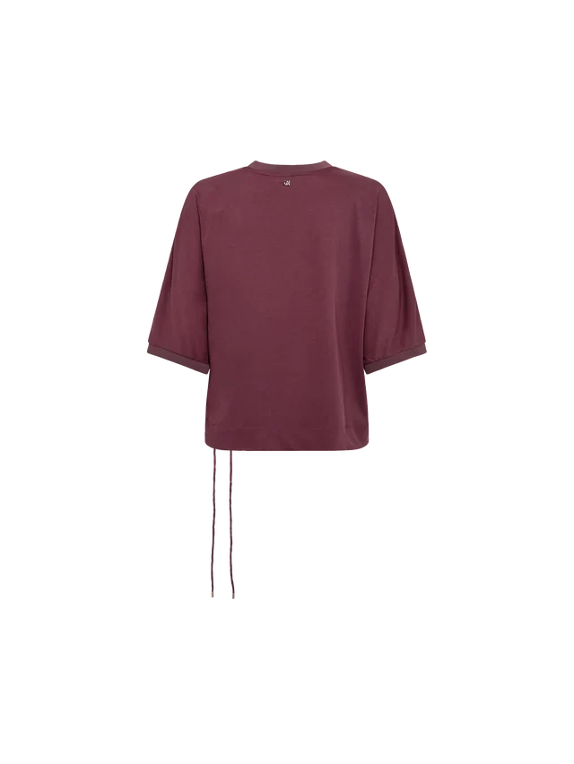 T-shirt drapé à nouer Juana O