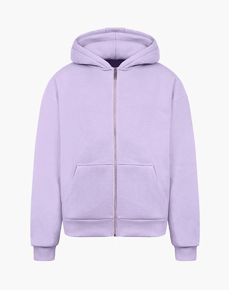 BASIC ZIP-HOODIE (PURPLE)