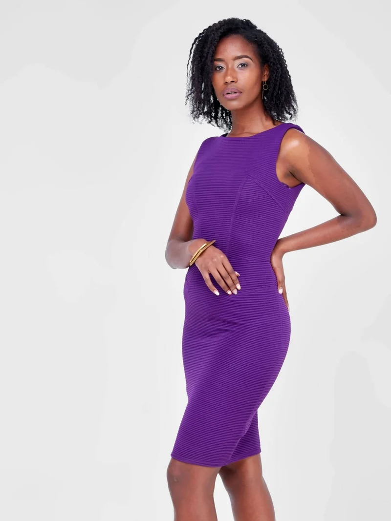 The Fashion Frenzy Bodycon - Purple