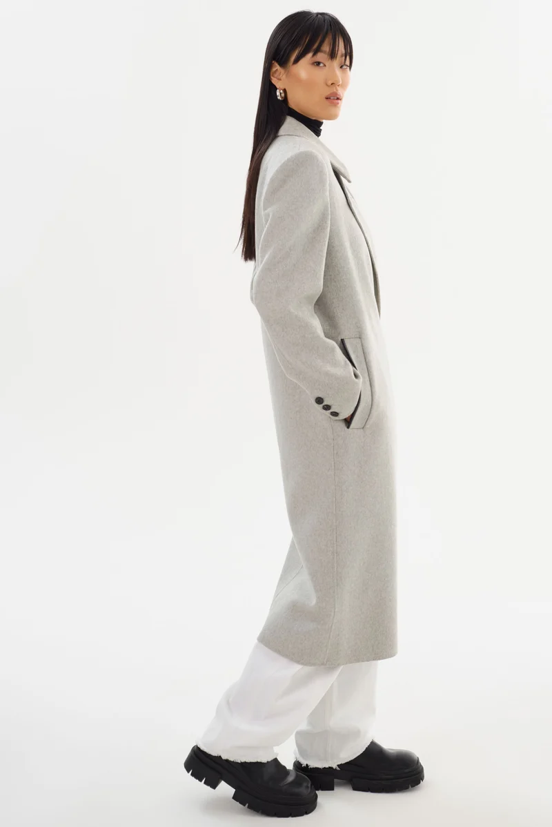 Manteau long en laine Lorelei