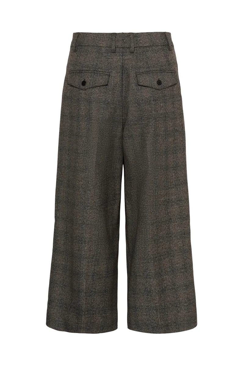 Pantalon écourté à jambe large Clementina