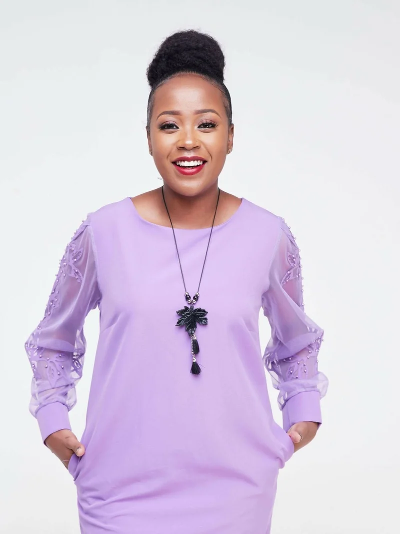 The Fashion Frenzy Shift Dress With Lace- Purple