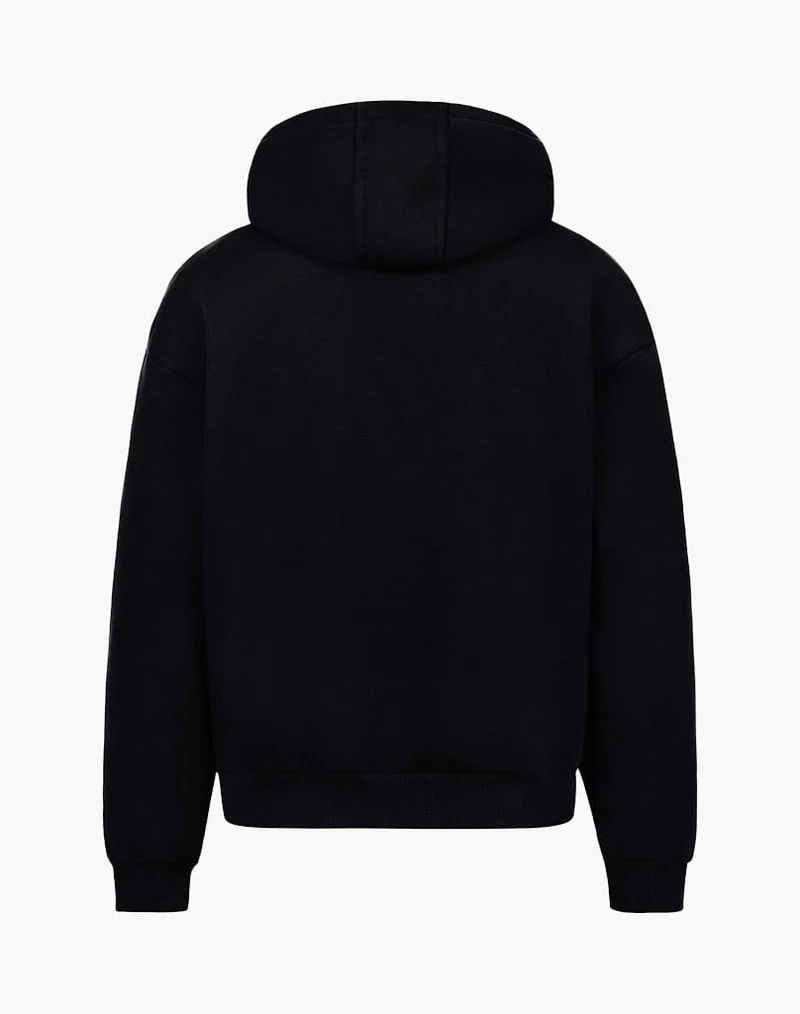 BASIC ZIP-HOODIE (BLACK)