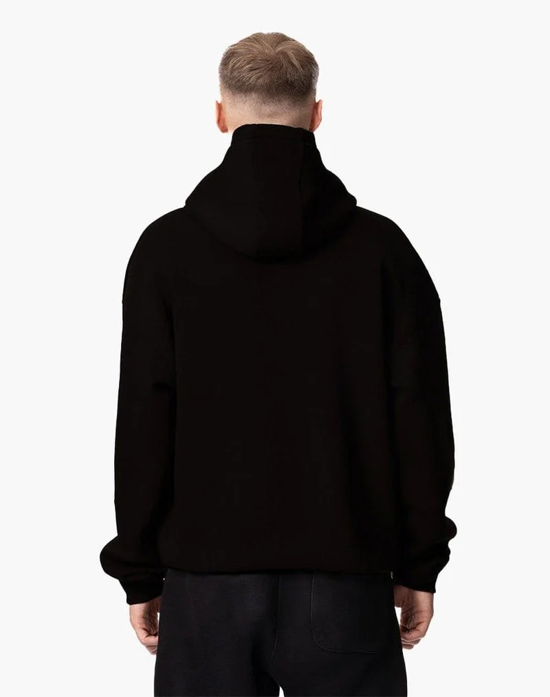 BASIC ZIP-HOODIE (BLACK)