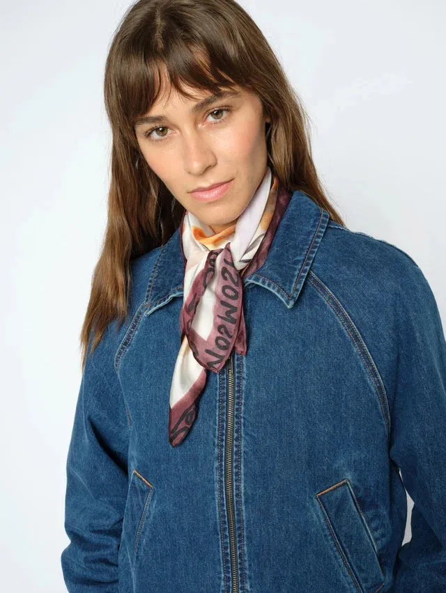 Foulard artistique à imprimé Suzina Bernat