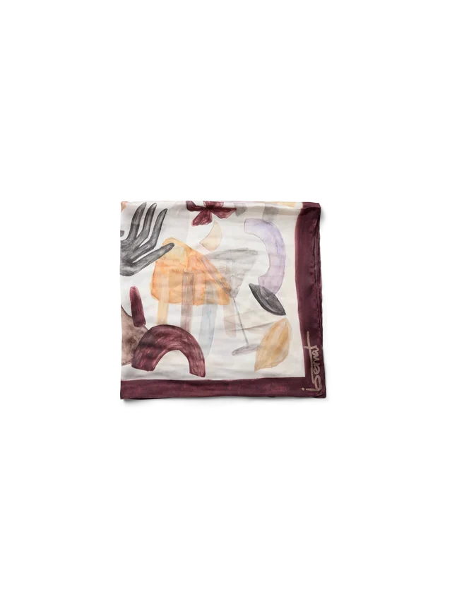 Foulard artistique à imprimé Suzina Bernat