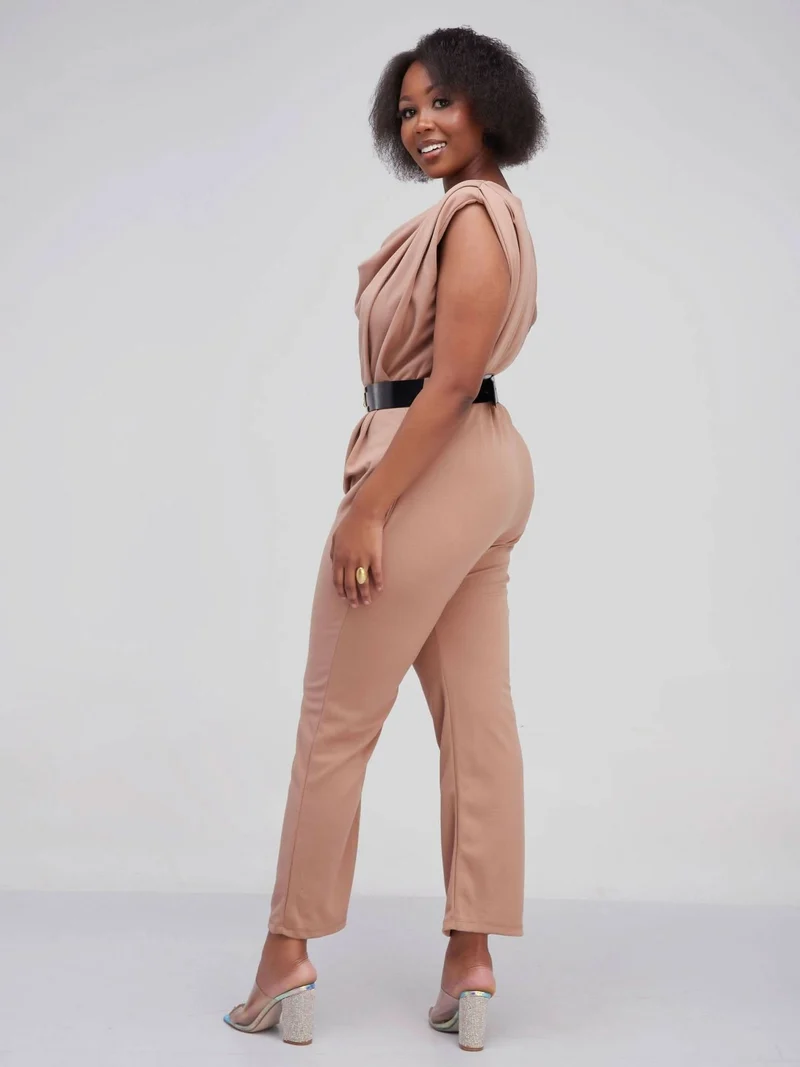 The Fashion Frenzy Inaya Jumpsuit - Khaki