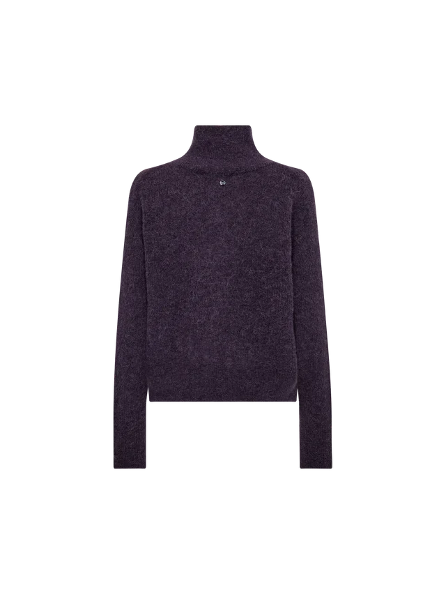 Cardigan texturé à col montant Thora