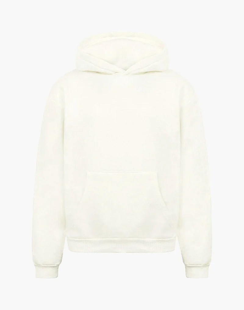 BASIC HOODIE (CREAM WHITE)