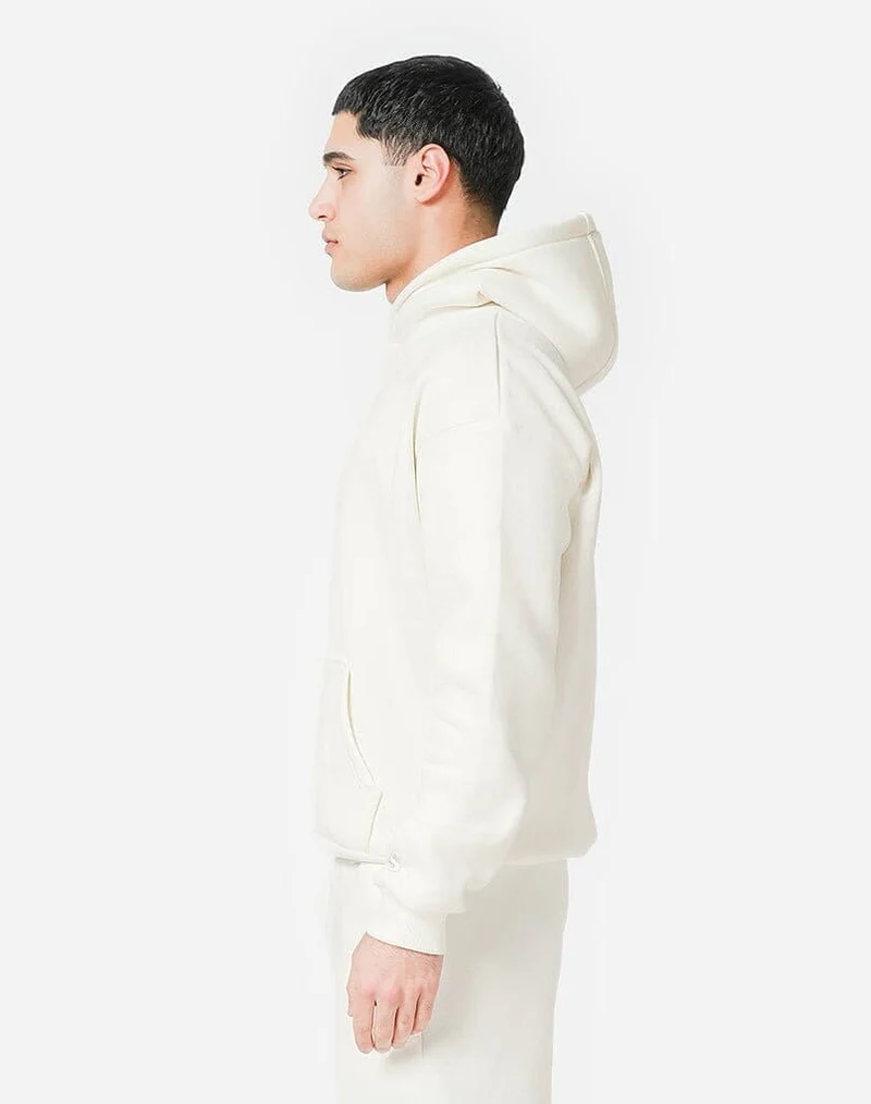 BASIC HOODIE (CREAM WHITE)