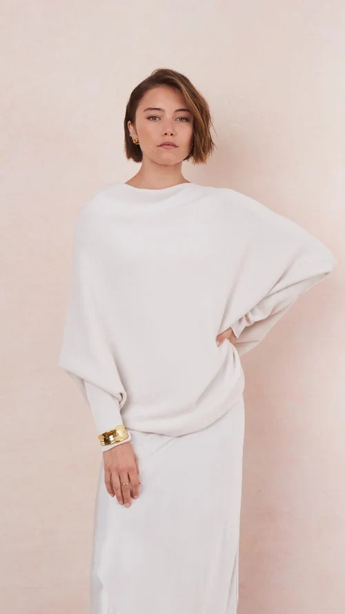 Pull ample à encolure modulable Natalie