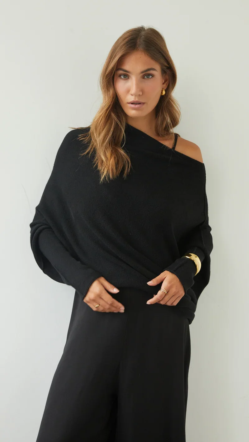 Pull ample à encolure modulable Natalie