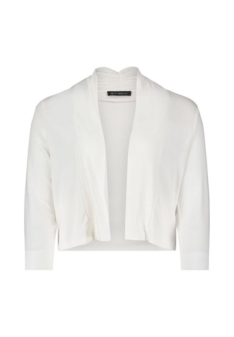 Betty Barclay Shirt Jacke Kurz 3/4 Arm weiß